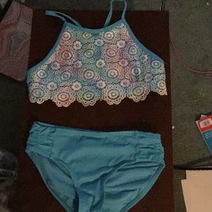 Least up building suit blue with colors